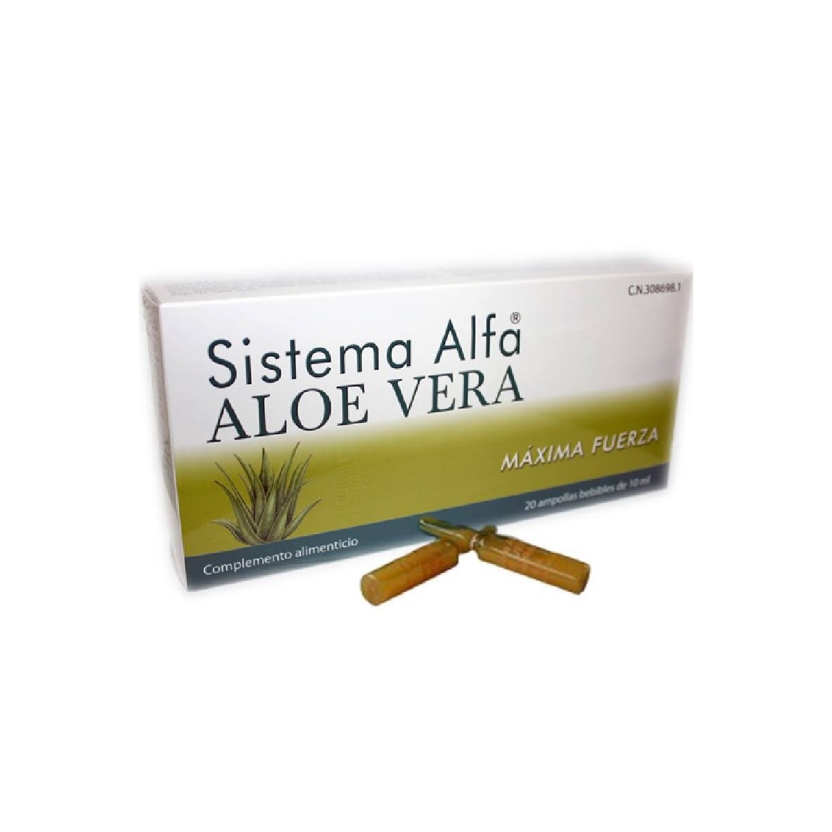 sistema alfa aloe vera 20 ampollas