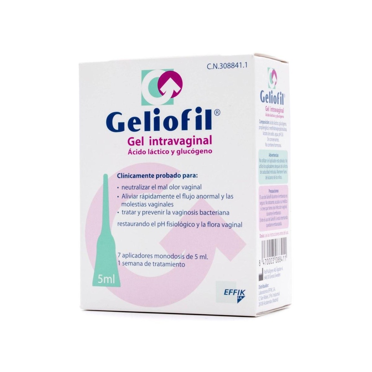 geliofil 7 aplicadores 5 ml