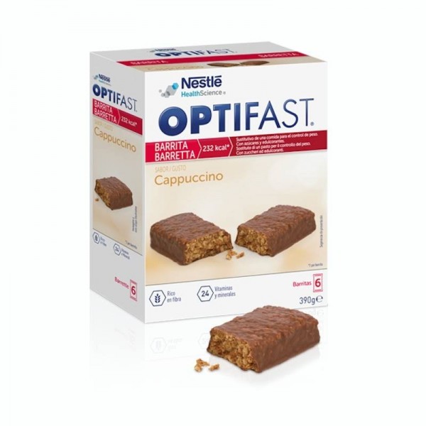 optifast cappuccino 6 barritas
