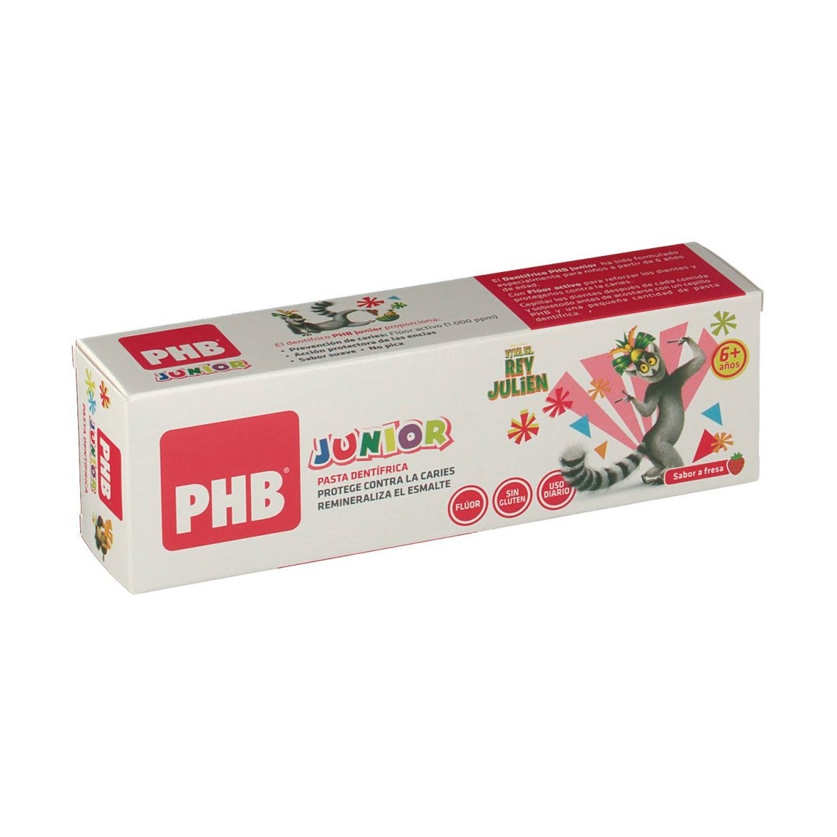 phb junior pasta dental fresa 75 ml