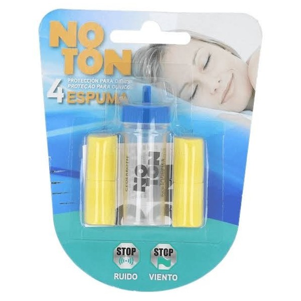 tapones oidos espuma noton 4 u