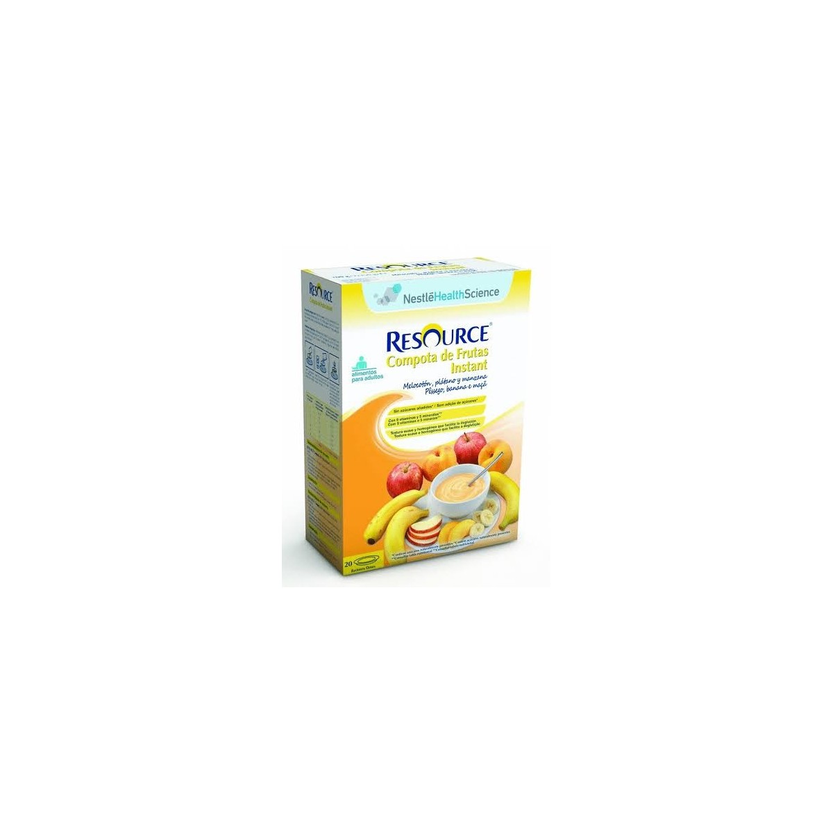 meritene compota de frutas instant 700 gr manzana y pera