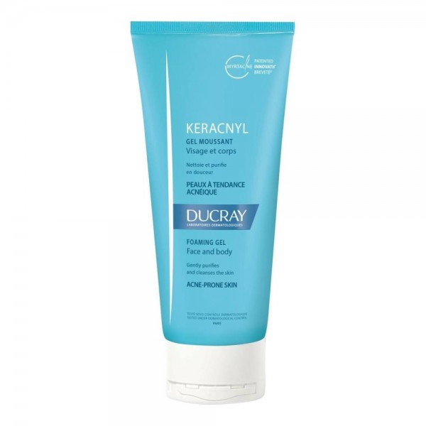 ducray keracnyl gel limpiador 200 ml
