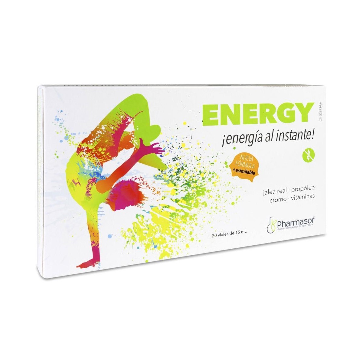 energy 10 ml 20 viales homeosor