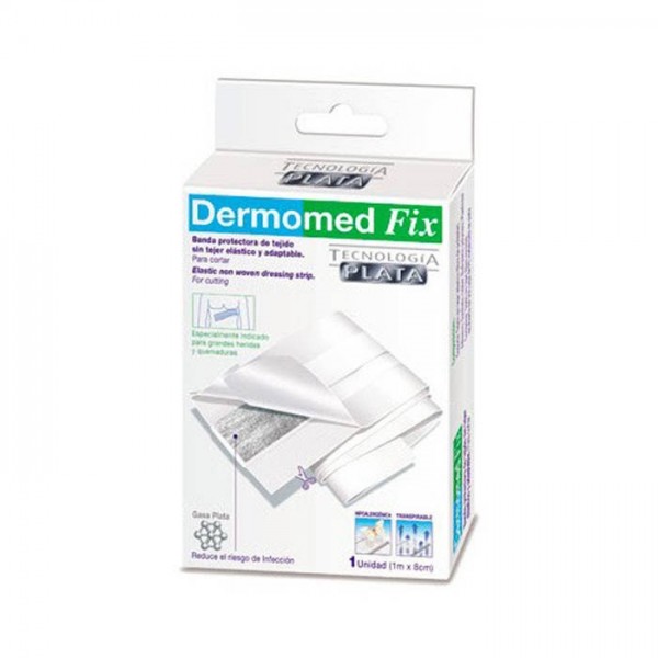 dermomed fix banda plata 1mx8cm