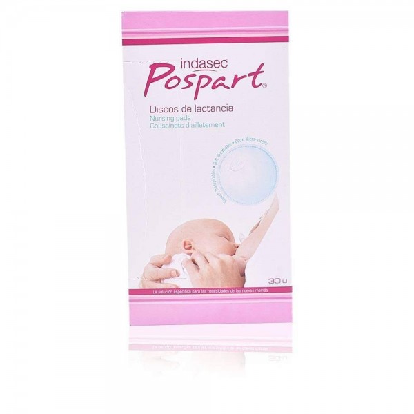 pospart discos de lactancia 30 uds de indasec
