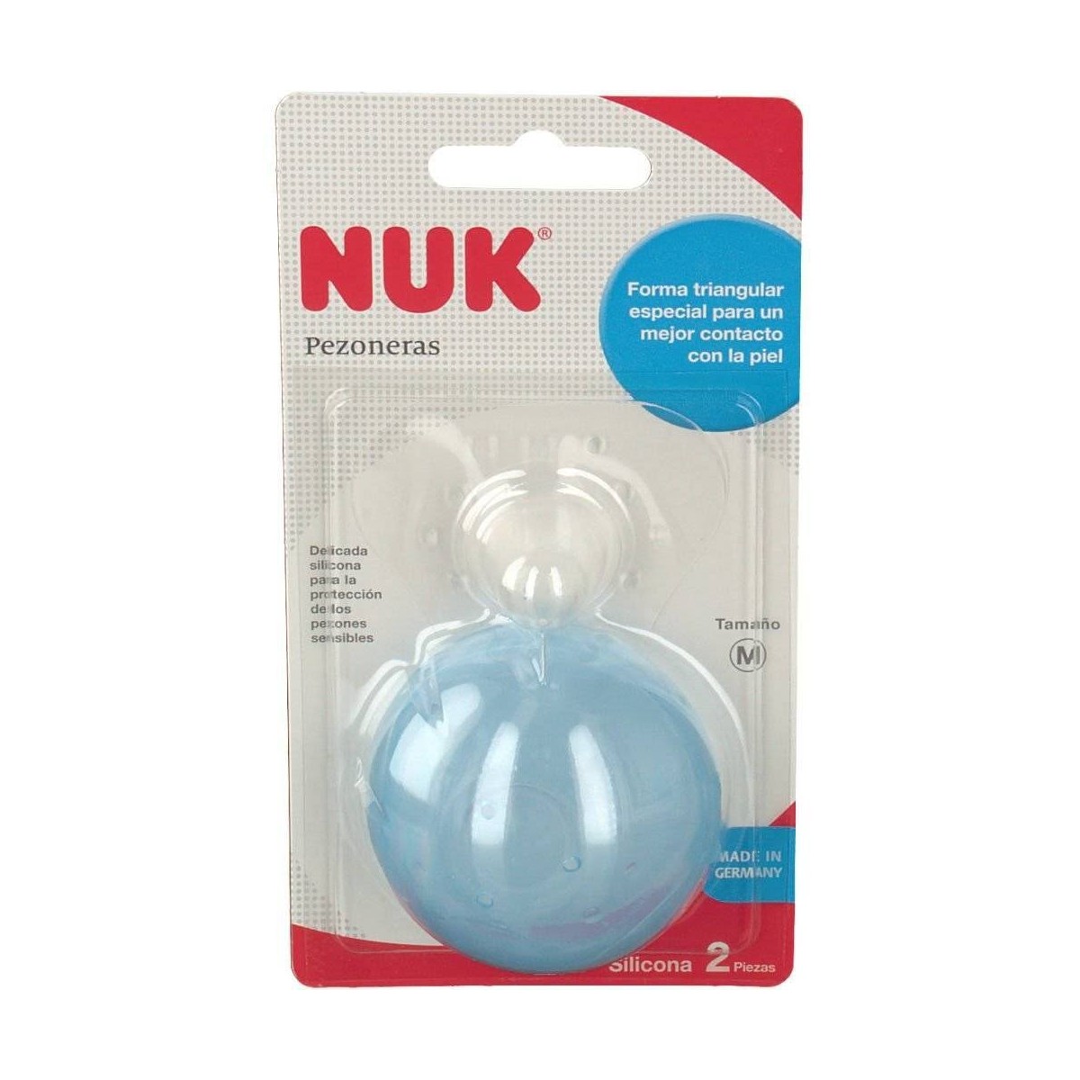 nuk pezonera redonda silicona 2uds