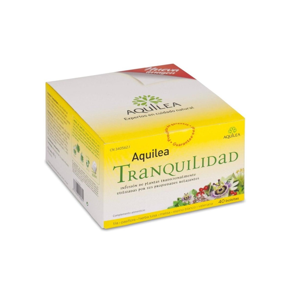 aquilea tranquilidad 40 sobres