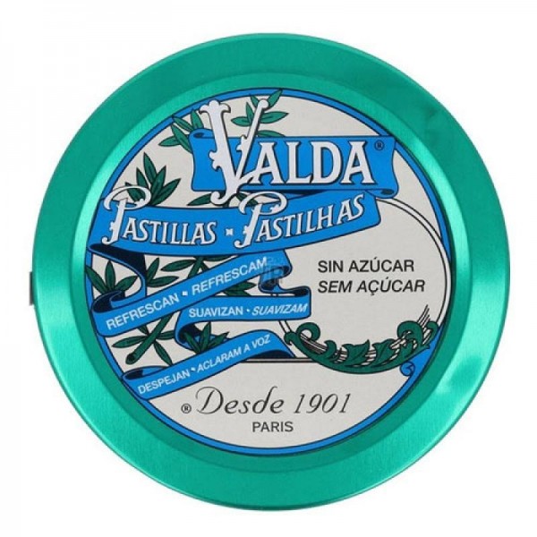 valda pastillas menta sin azucar