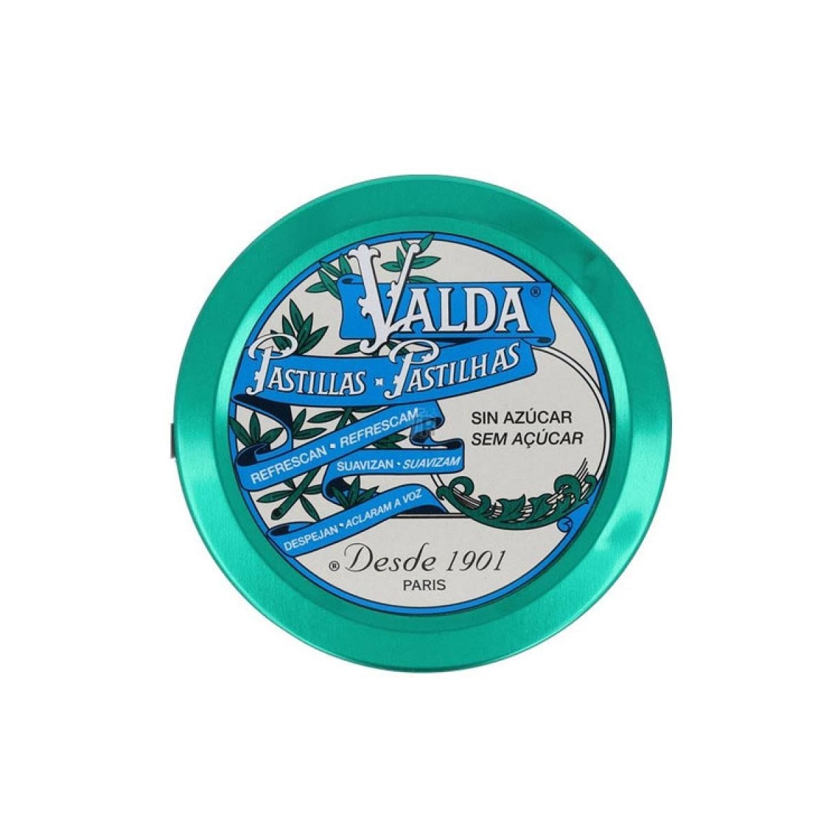 valda pastillas menta sin azucar