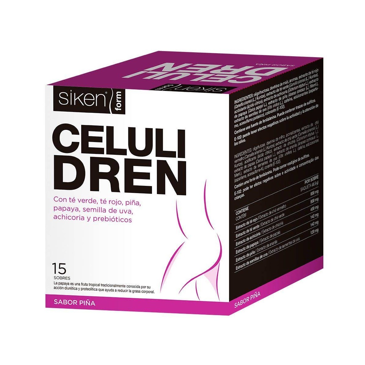 siken form celulidren forte 15 sobres