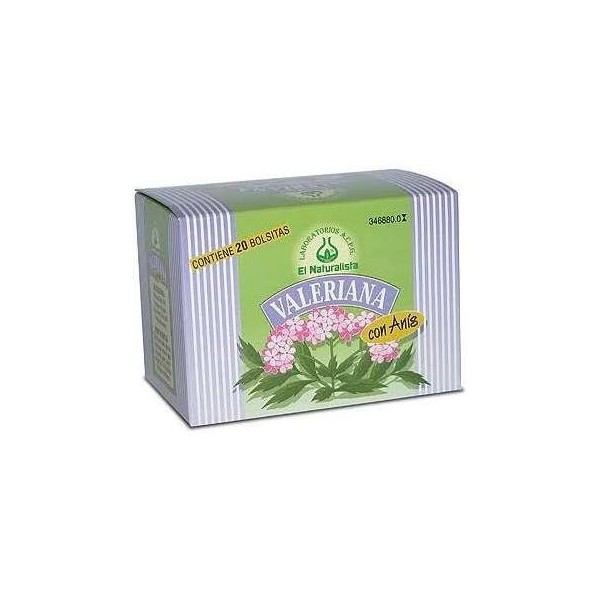 el naturalista valeriana con anis 20 bolsitas infusion