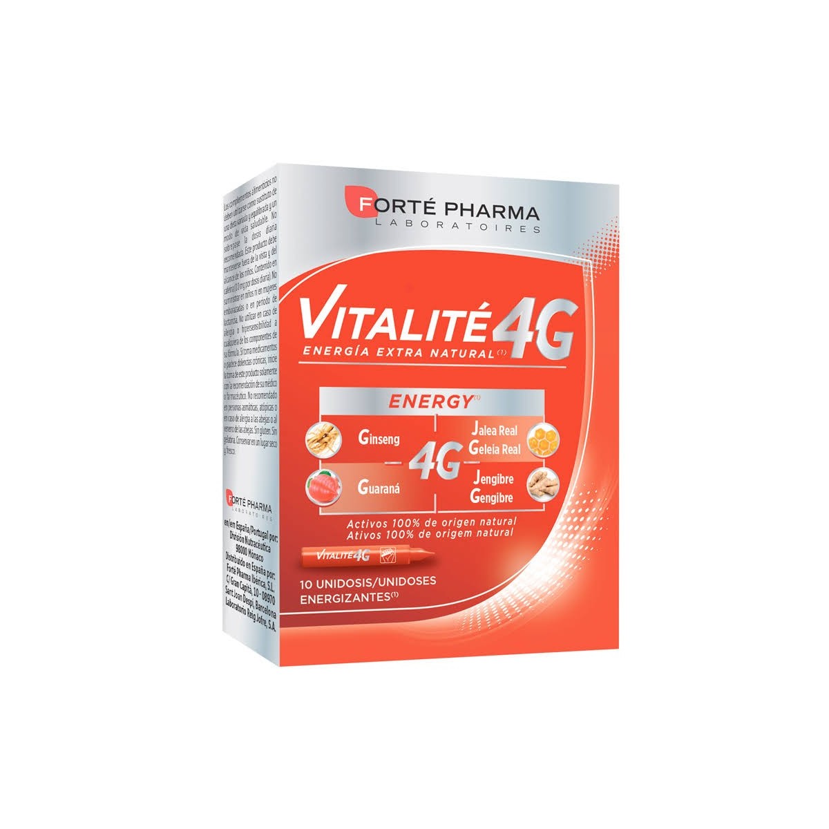 forte pharma vitalite 4 energy 10 viales