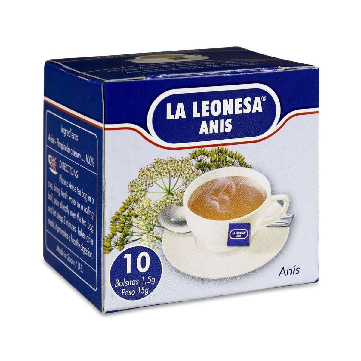 la leonesa anis verde 10 bolsas