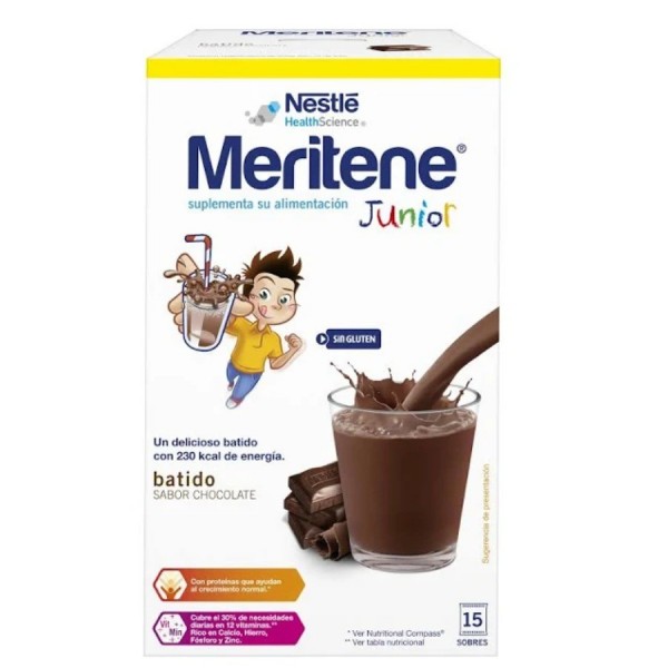 meritene junior 15 sobres chocolate