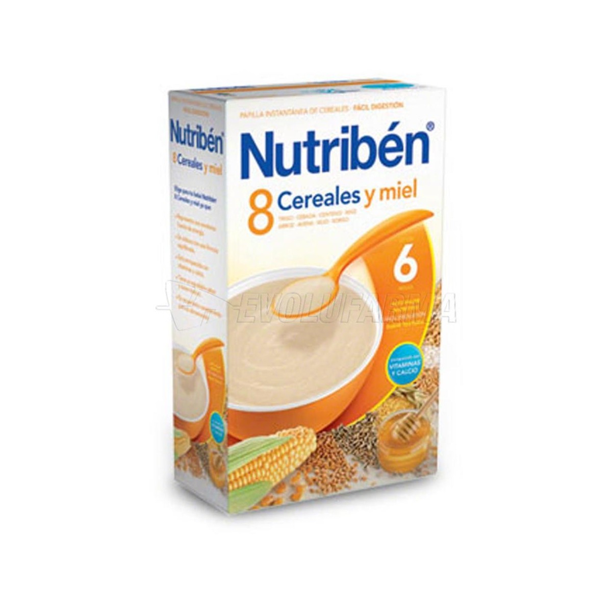 nutriben 8 cereales y miel 300 gr