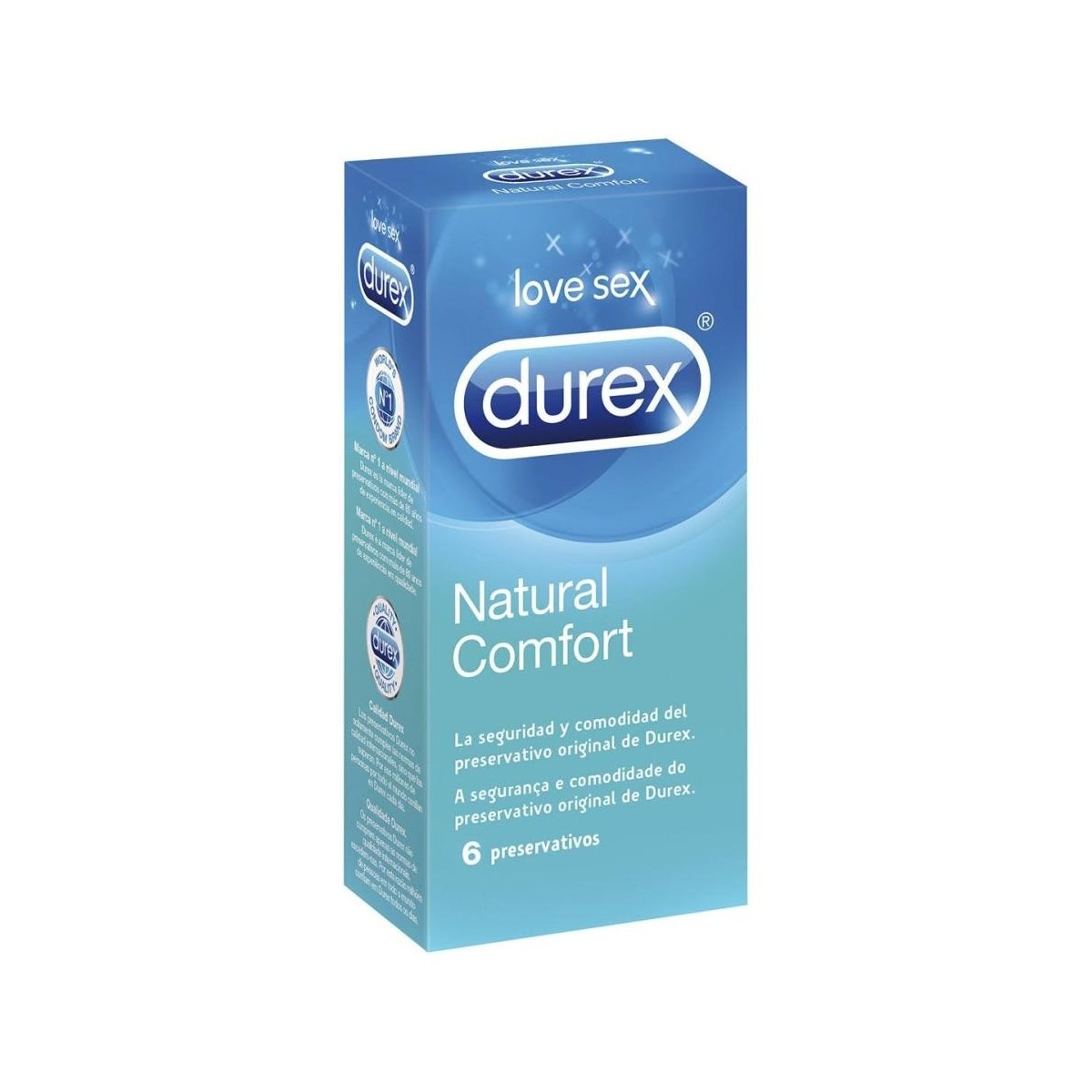 durex natural plus 6 preservativos