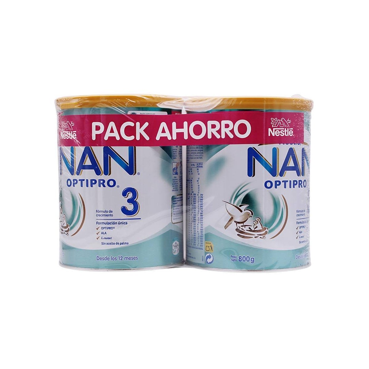 nan 3 optipro duplo 2 x 800 g