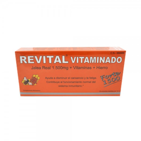 revital vitaminado forte 20 ampollas