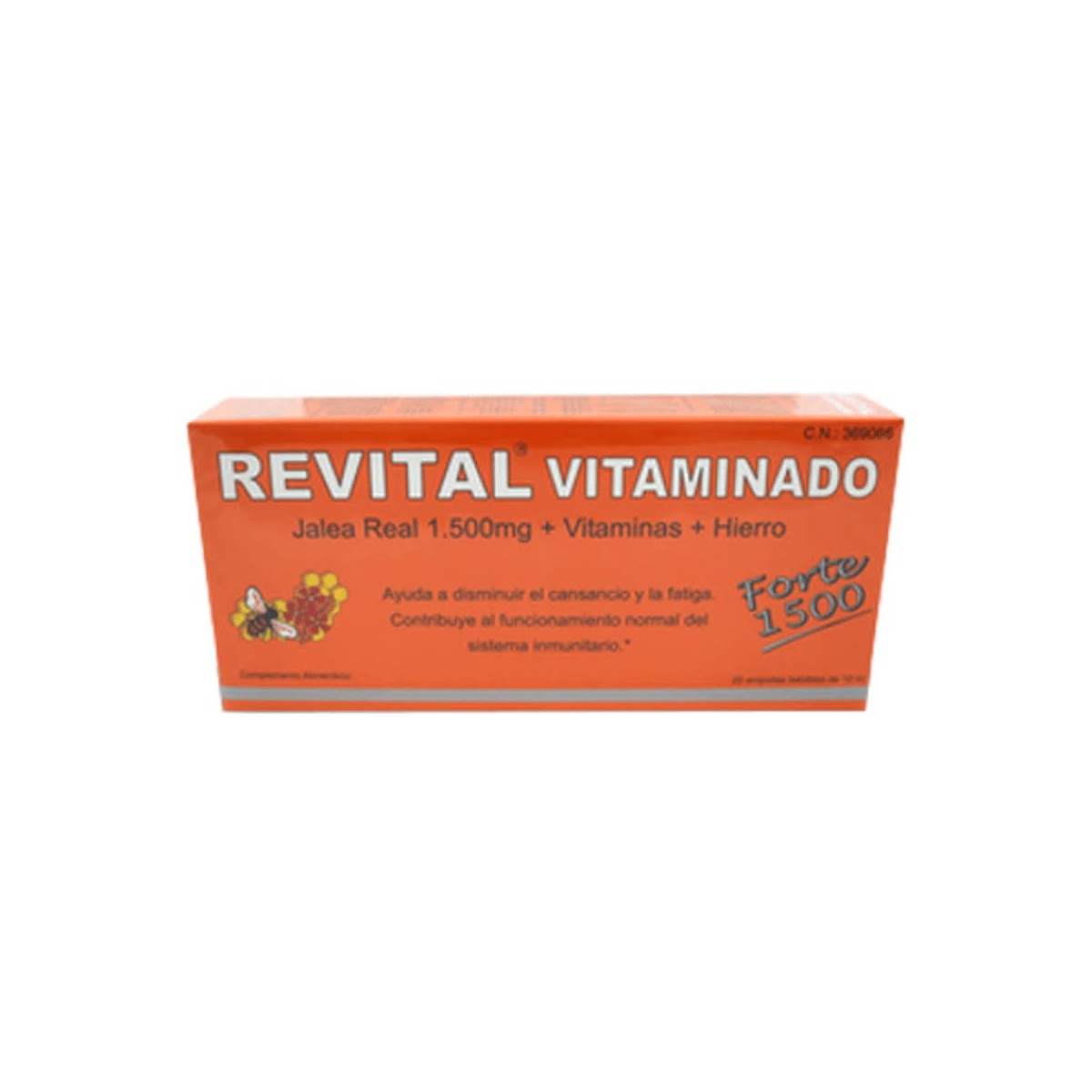 revital vitaminado forte 20 ampollas