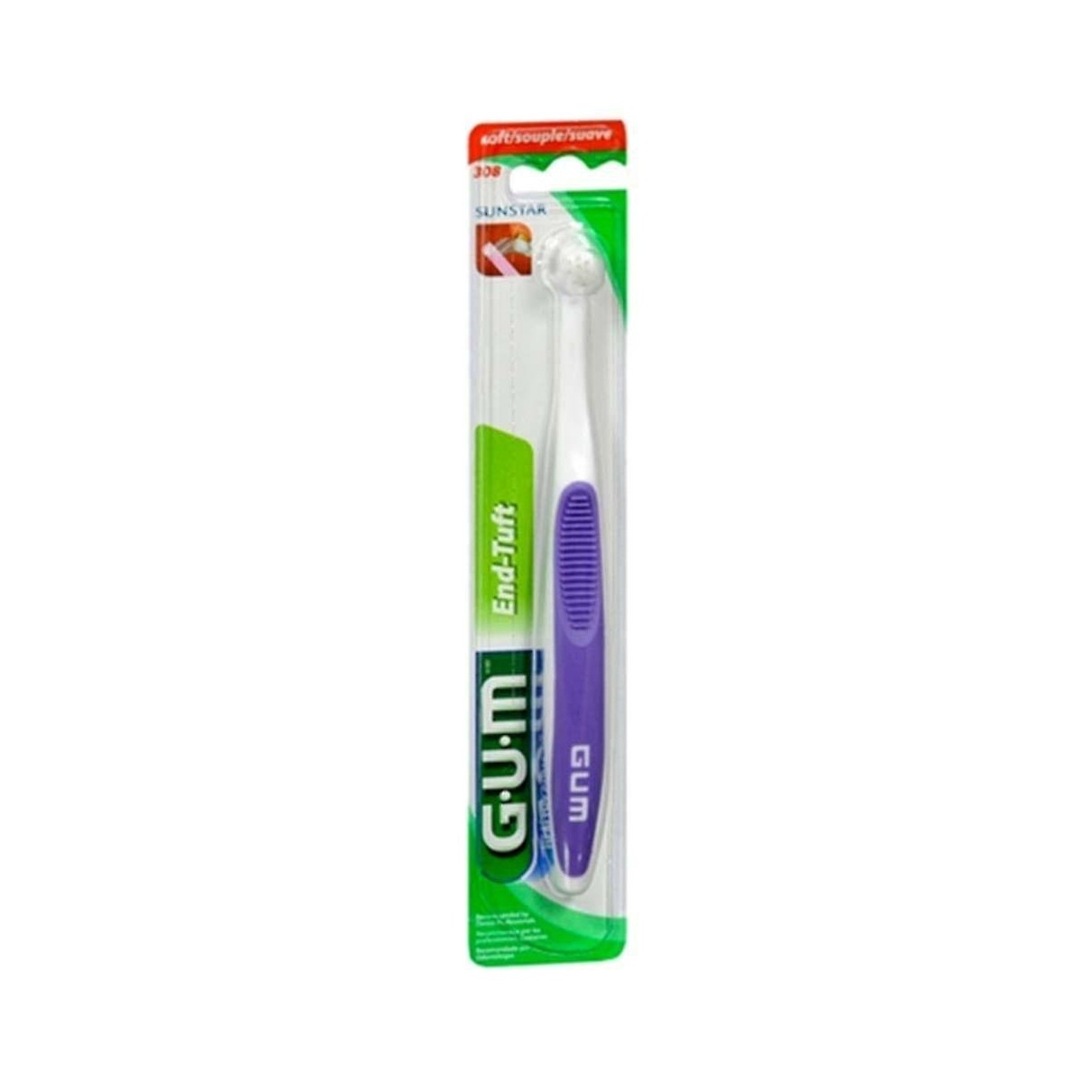gum end tuft cepillo de dientes 308