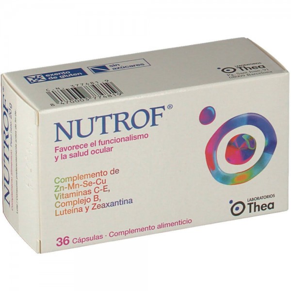 nutrof 36 capsulas