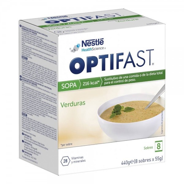optifast sopa de verduras 9 sobres