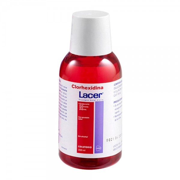 lacer colutorio clorhexidina 200 ml
