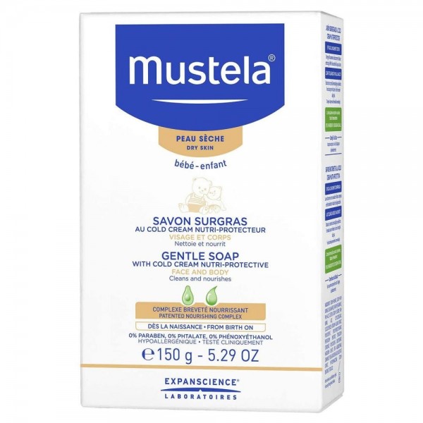 mustela cold cream jabon pastilla 150gr