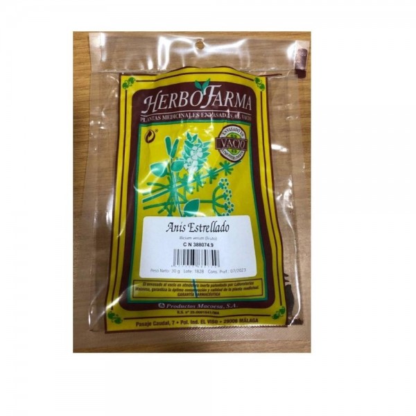 anis estrellado herbofarma al vacio 30gr