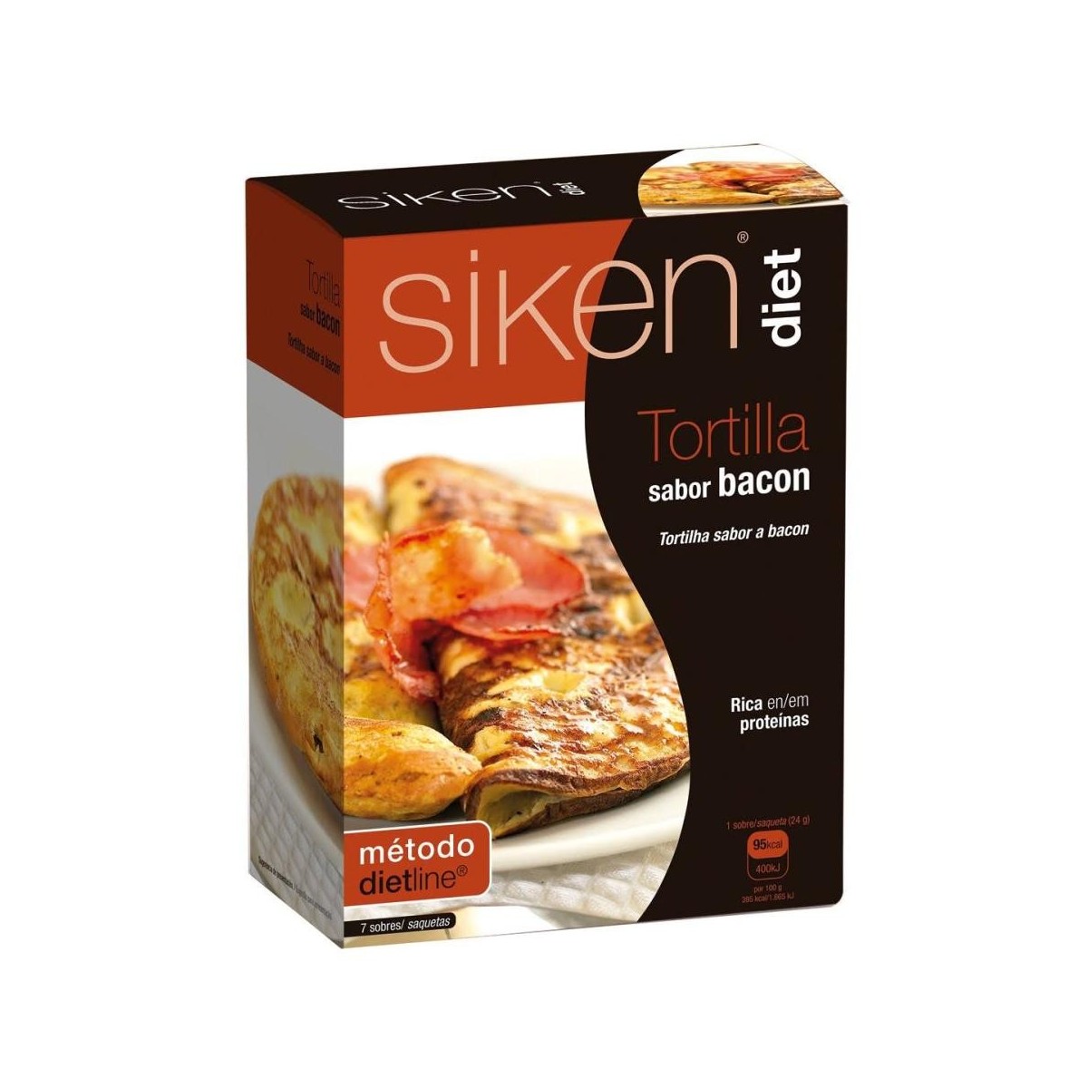 siken diet tortilla bacon 7 sobres