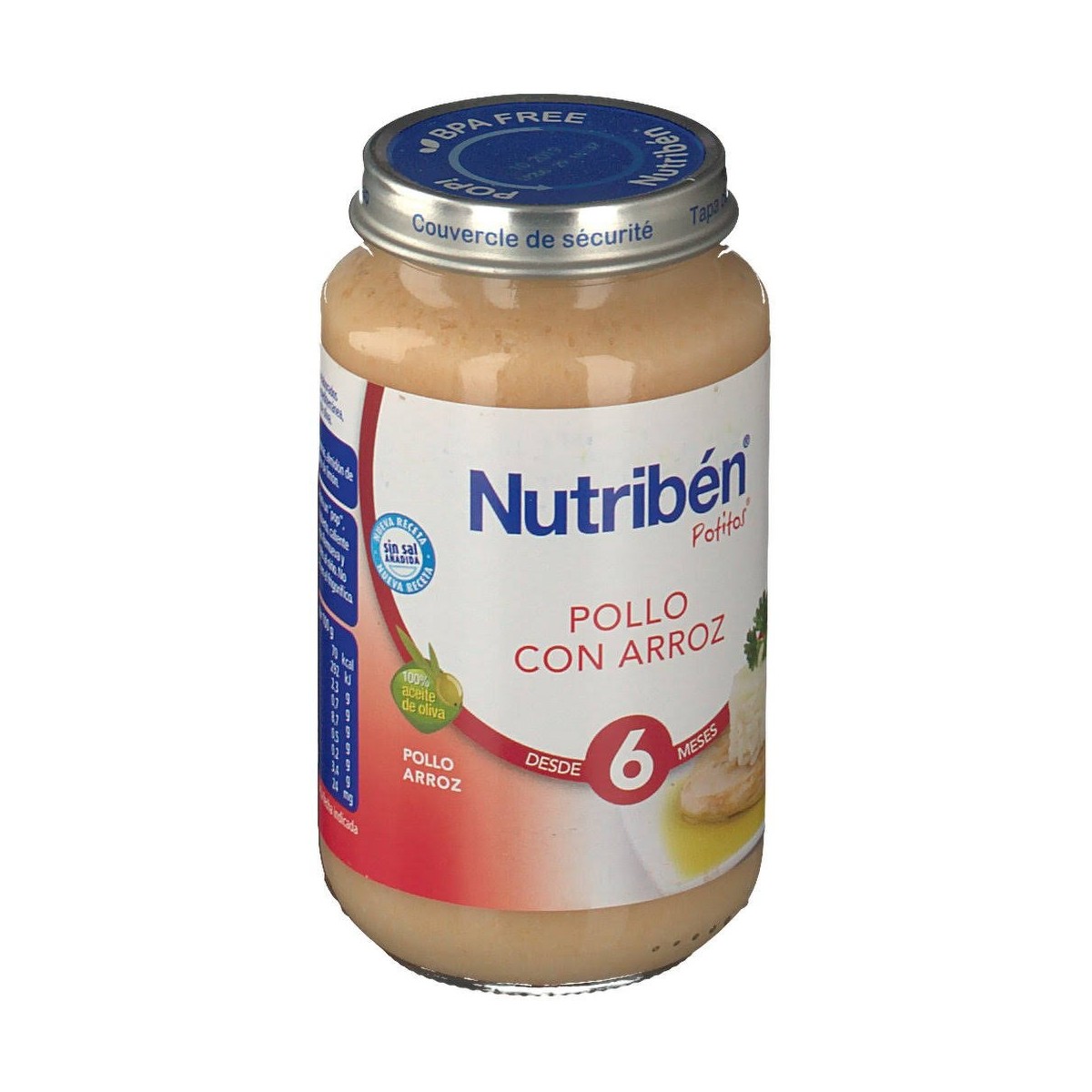 nutriben pollo con arroz 250 g