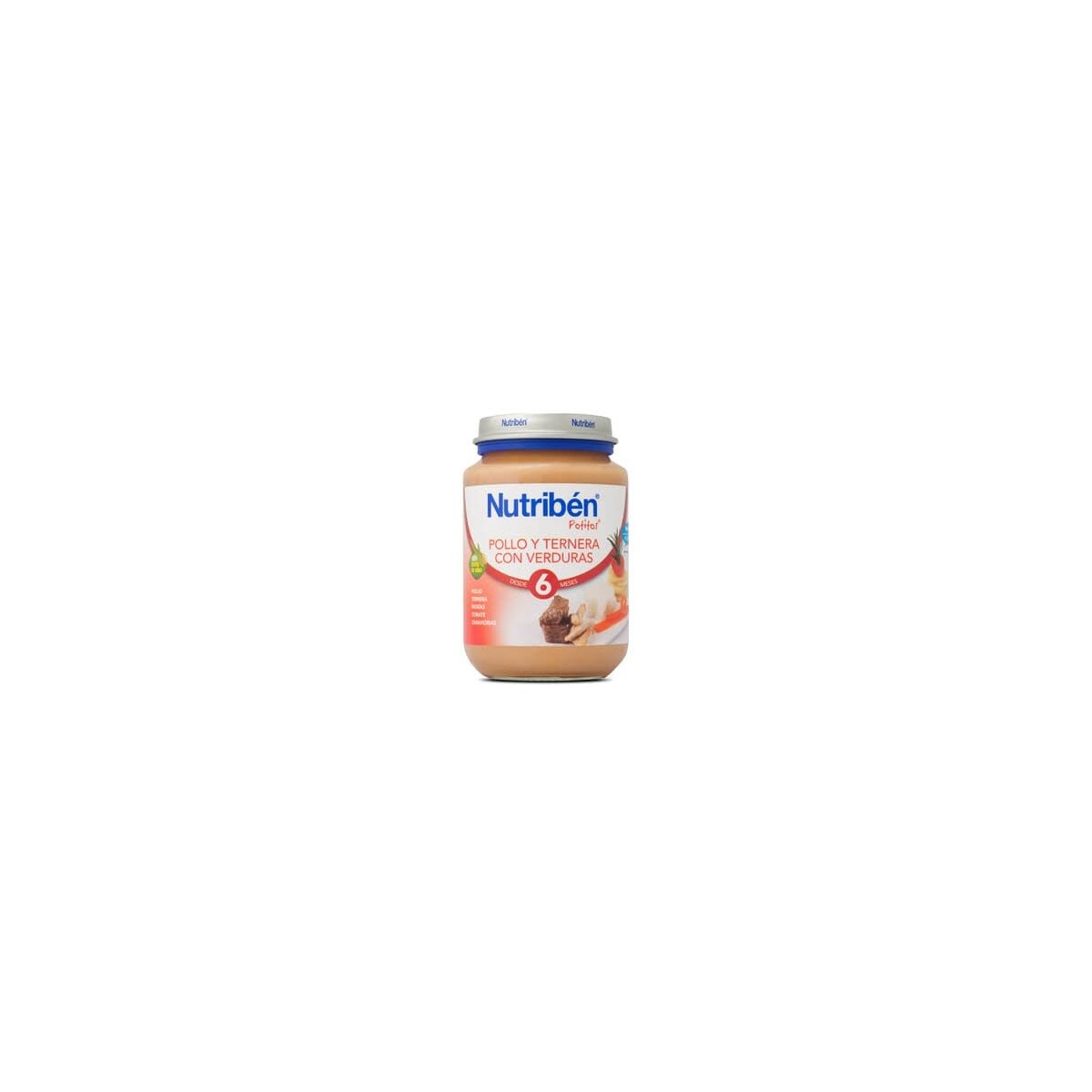 nutriben potito pollo ternera verduras 200g