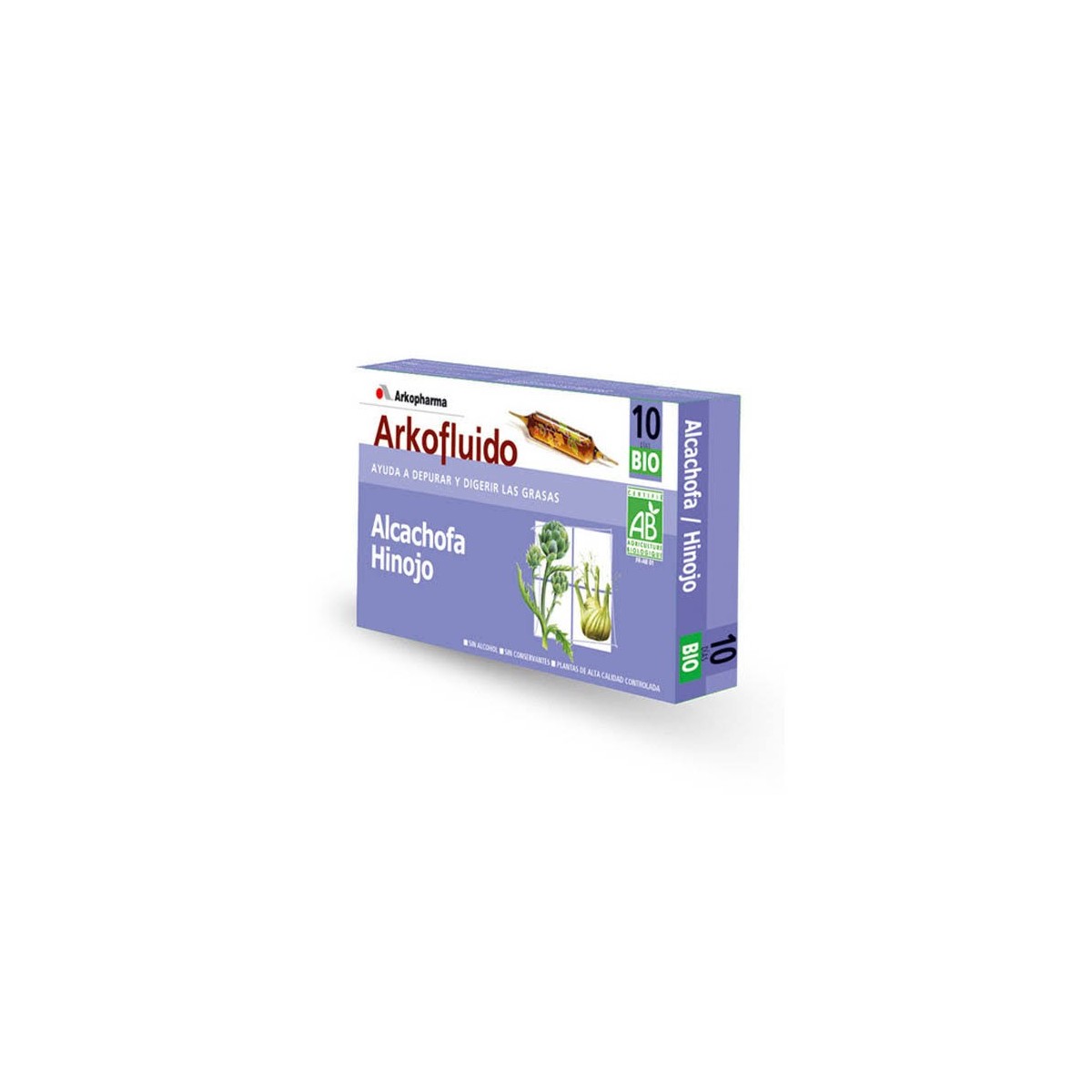 arkopharma arkofluido alcachofa hinojo 10 ampollas