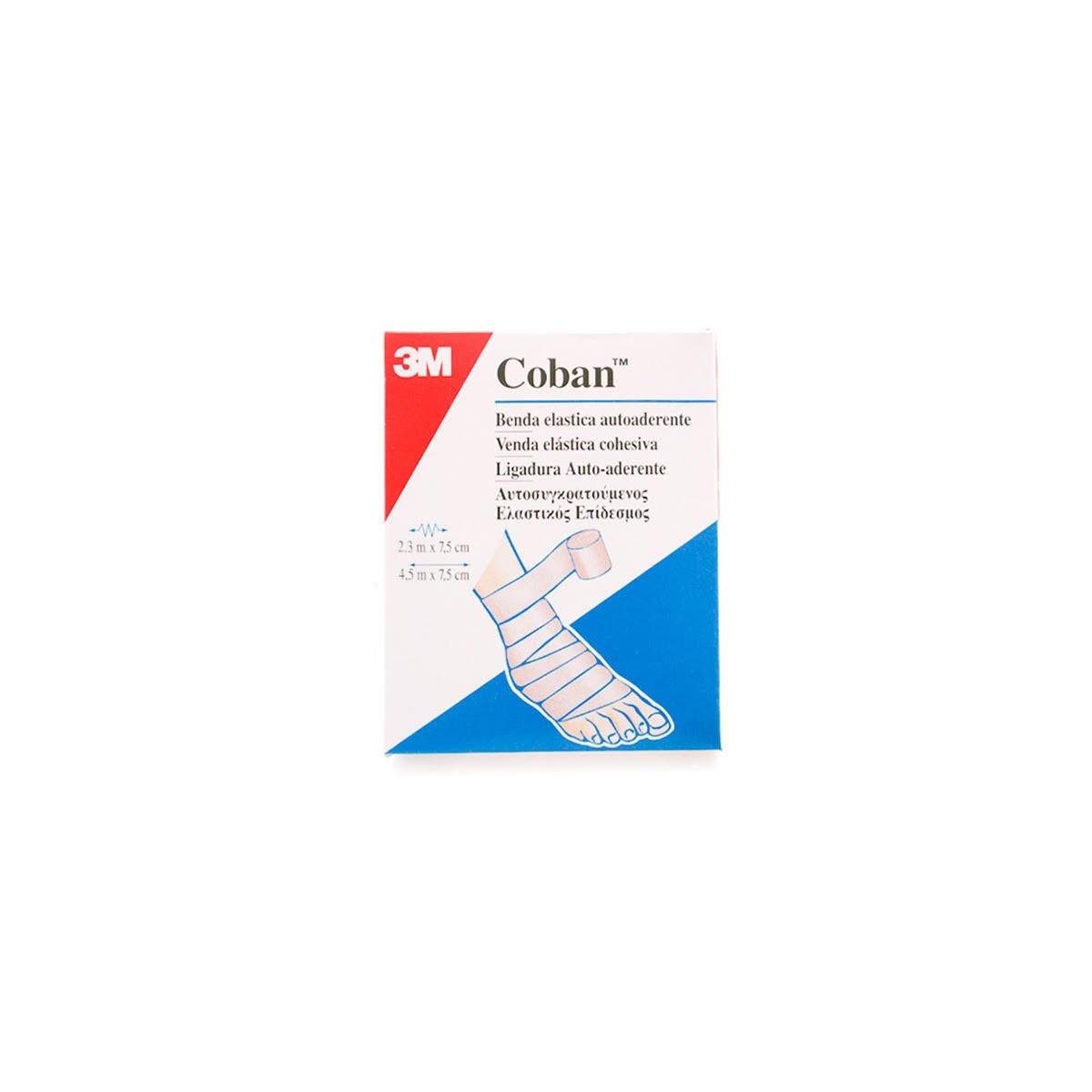 coban venda cohes elas blanca 45mx75cm