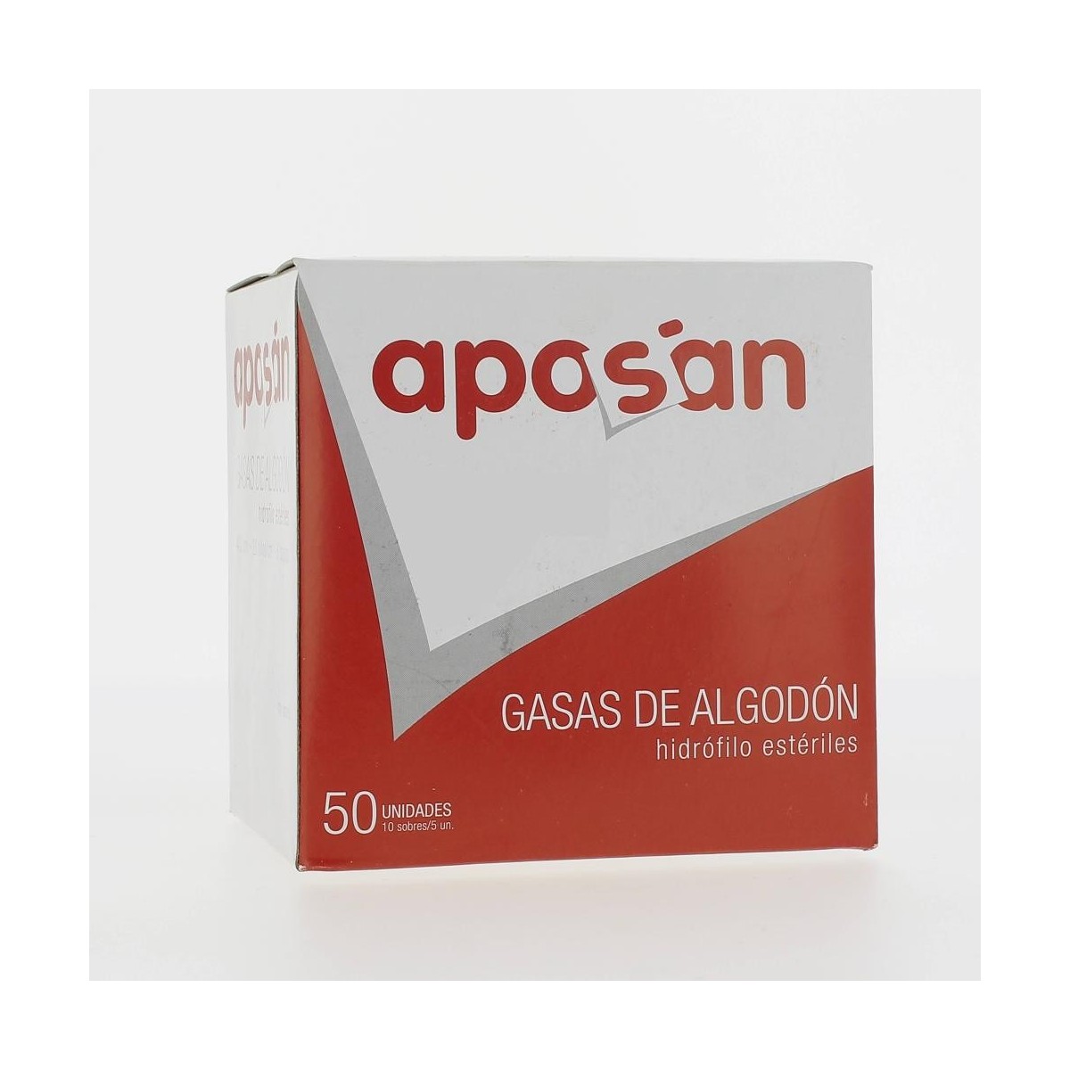 aposan gasa esteril de algodon 50 unidades