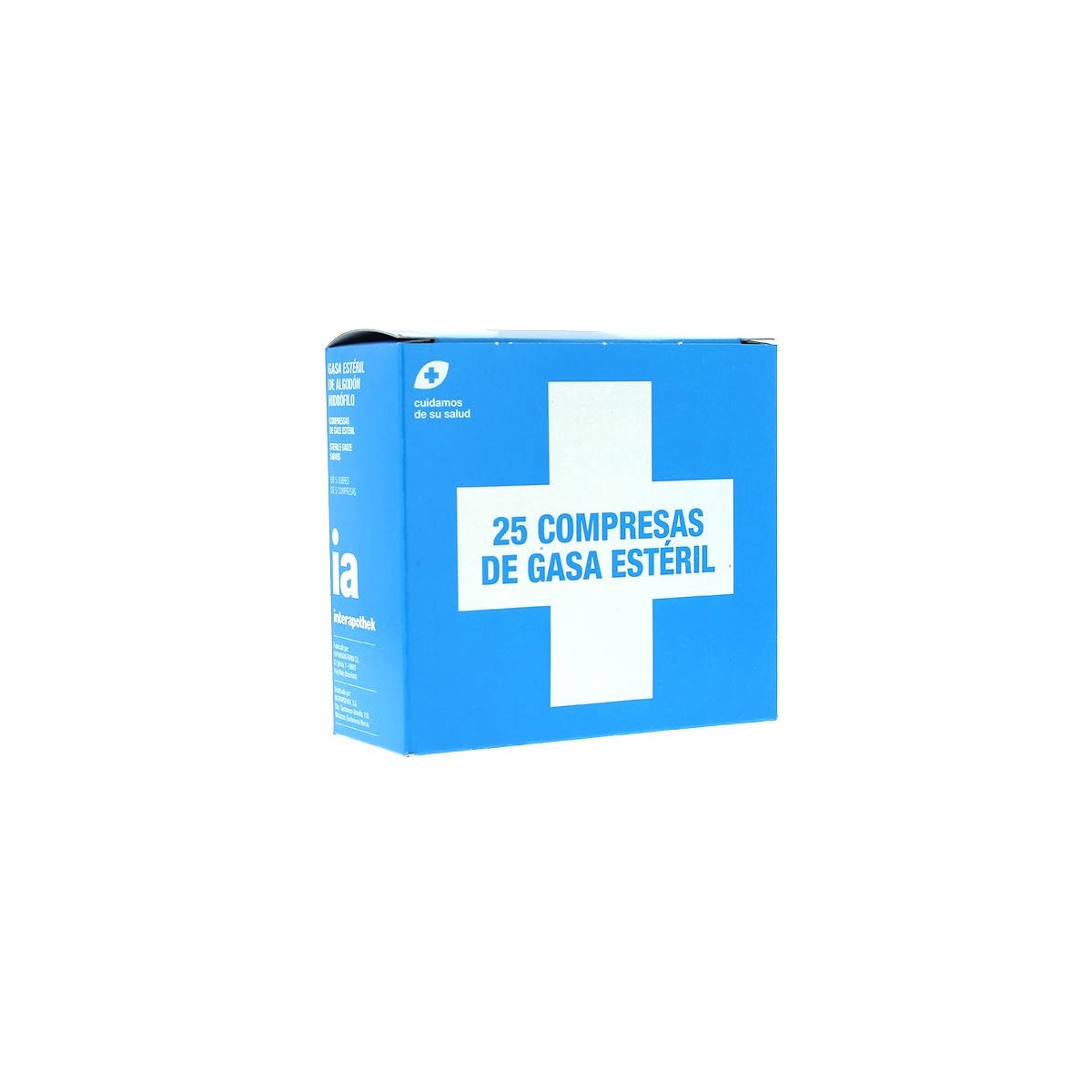 interapothek compresas gasa esteril c25