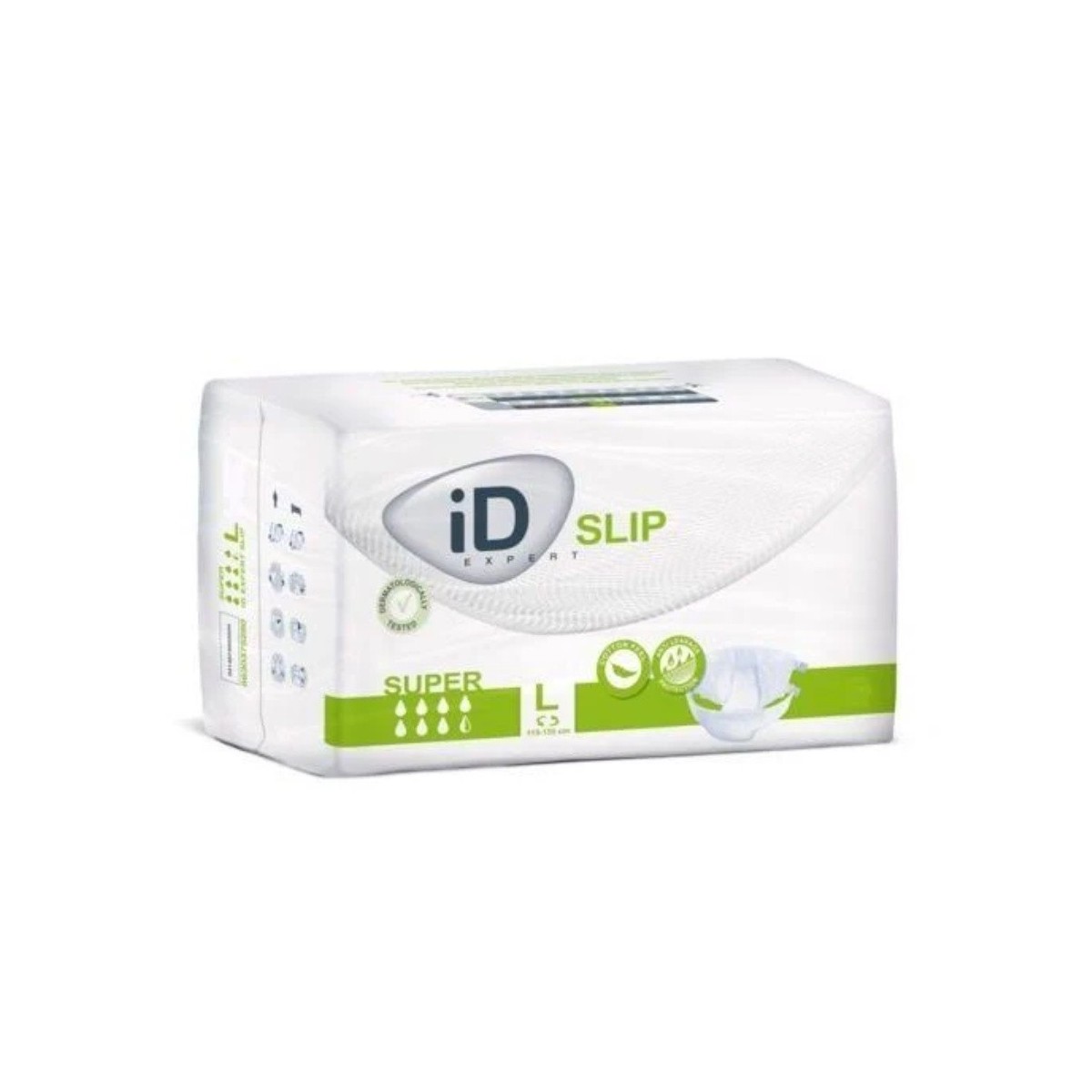 id expert slip elastico super noche talla l 80 uds