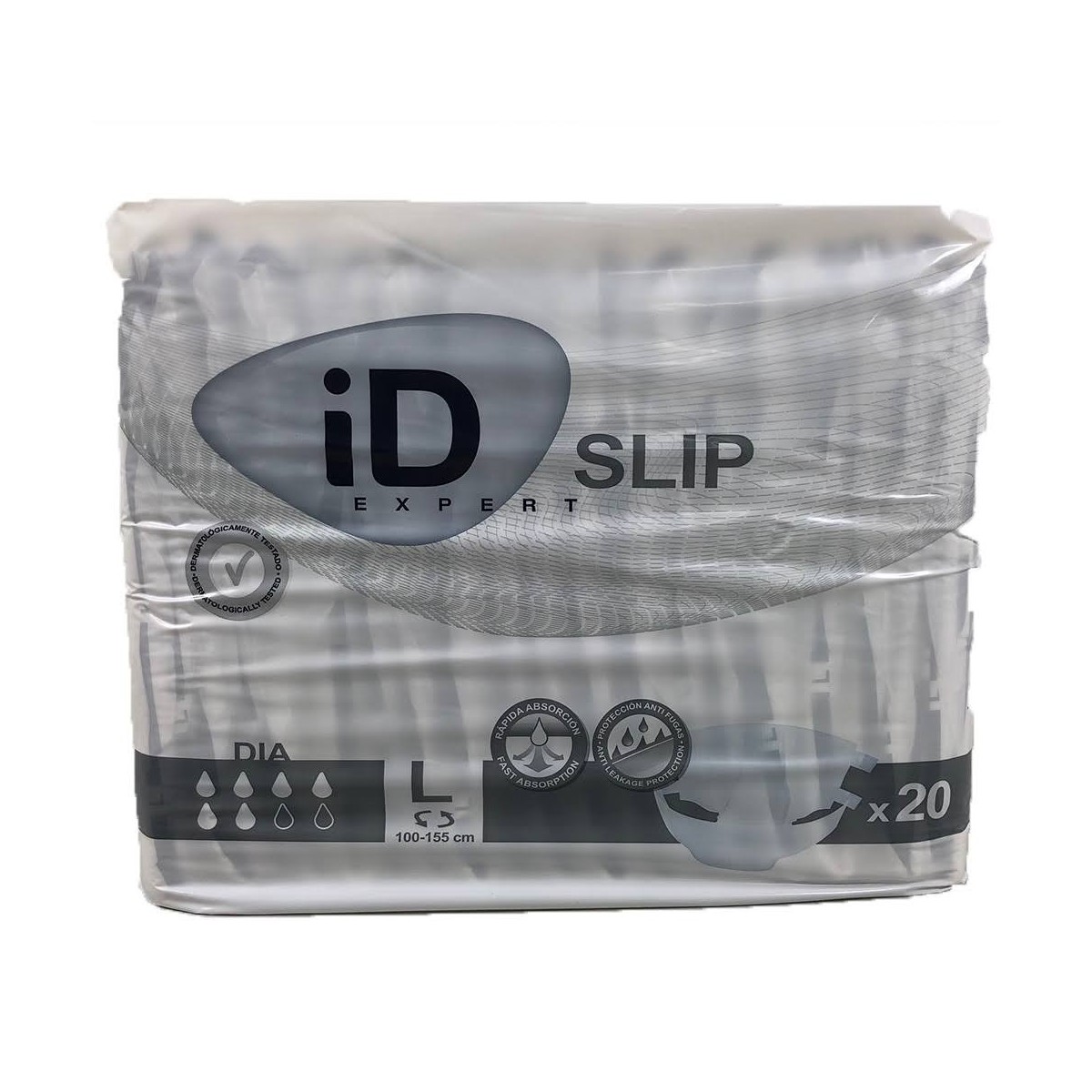 id expert slip elastico dia talla l 80 uds