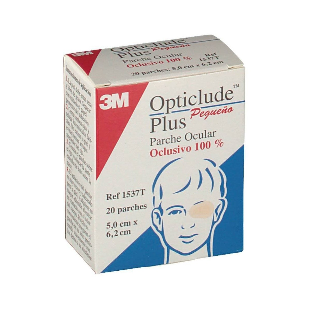 opticlude plus peq 20 parche