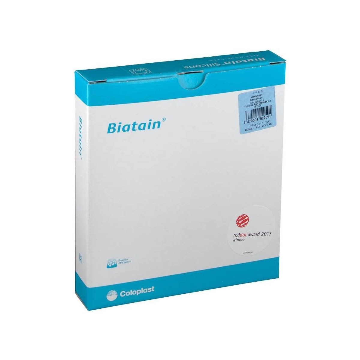 biatain silicone aposito esteril 3 uds