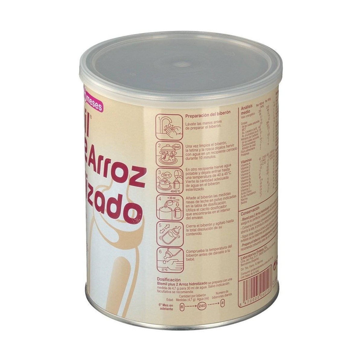 blemil 2 plus arroz hidrolizado 400 gr