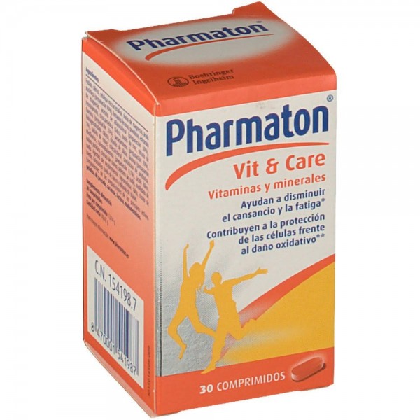 pharmaton vit care 30 comprimidos