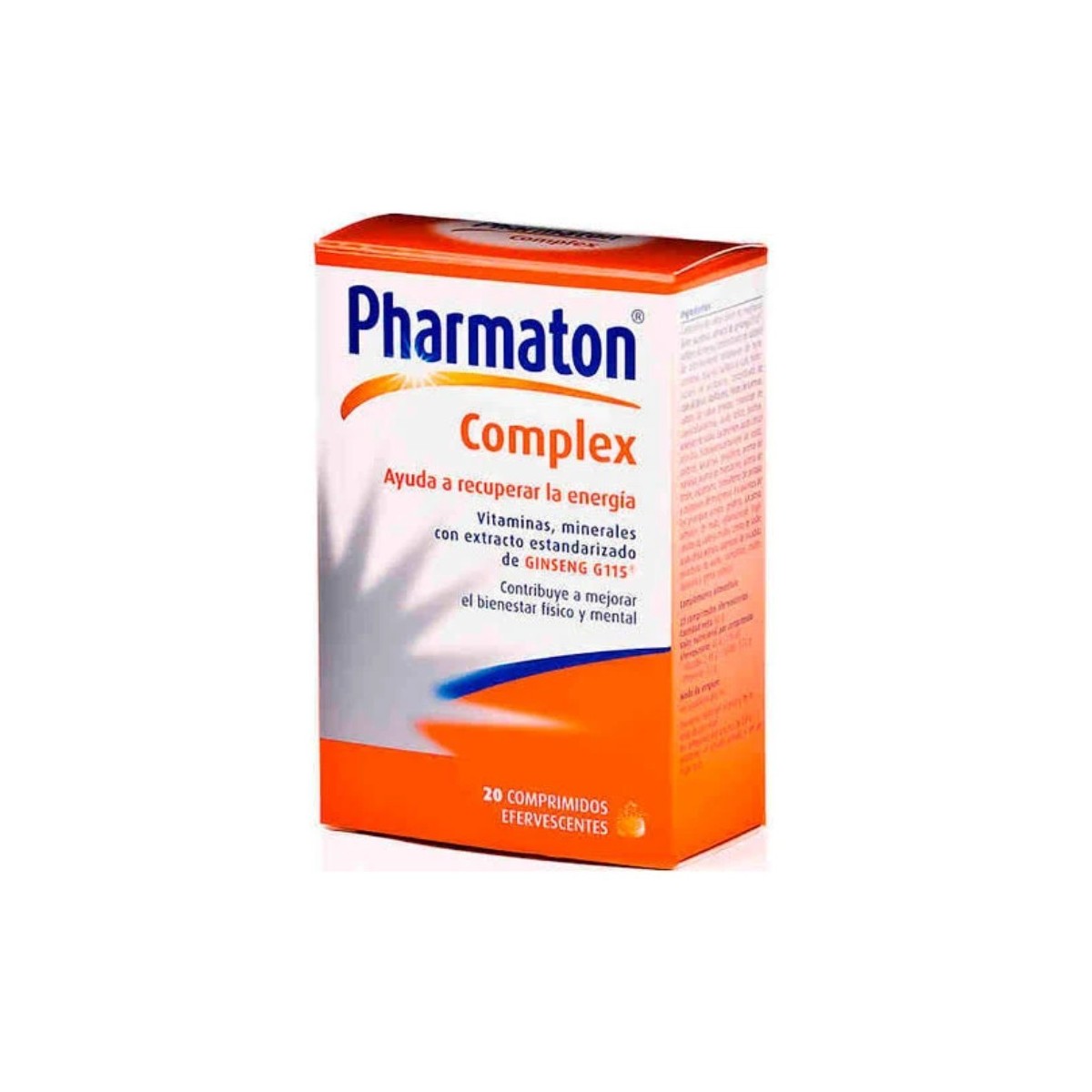 pharmaton 20 comprimidos efervescentes complex