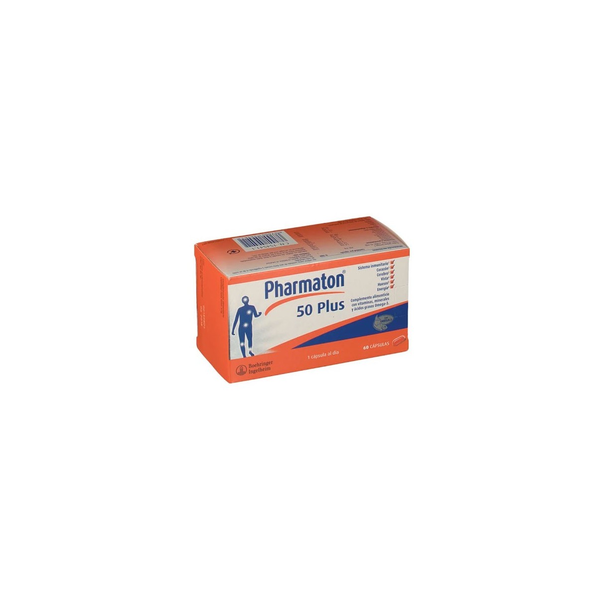pharmaton 50 plus 60 capsulas