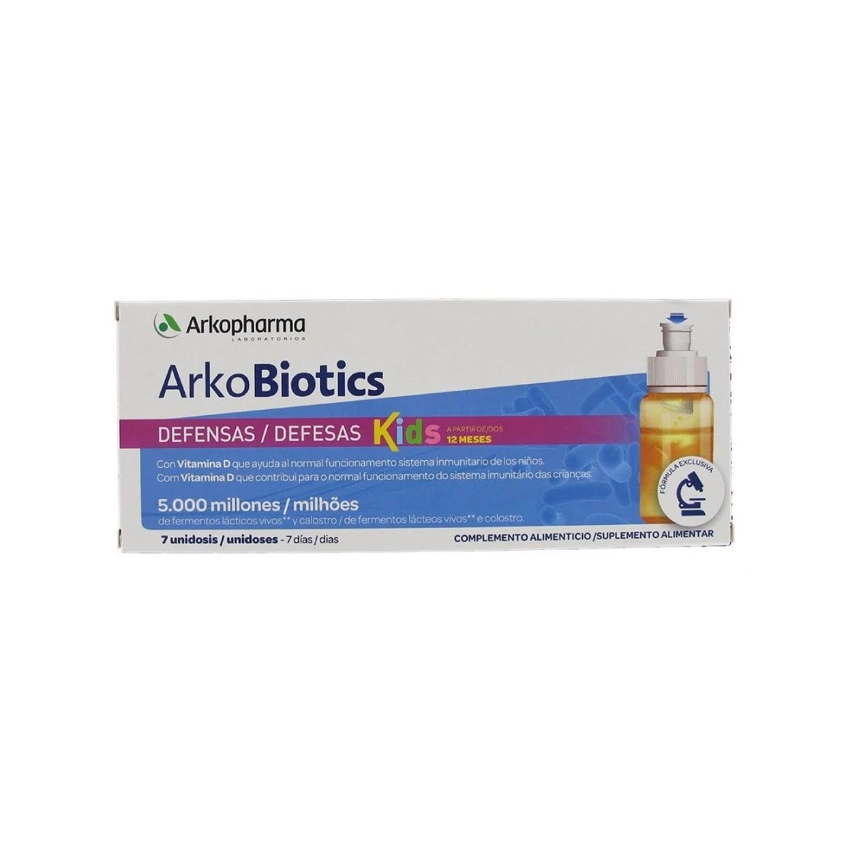 arkopharma arkoprobiotics ninos defensas 7 unidosis