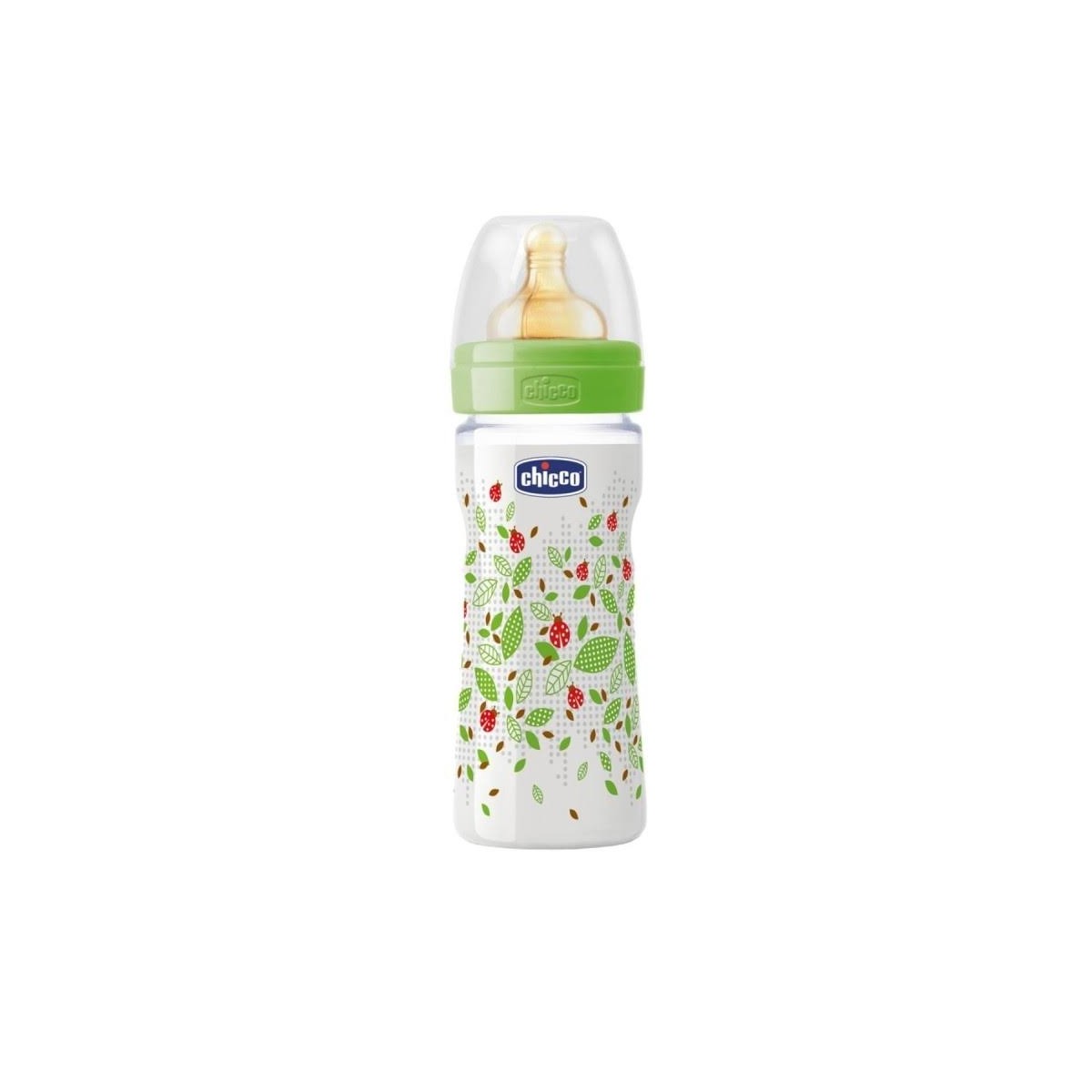 chicco biberon fisiologico 330 ml caucho manzana