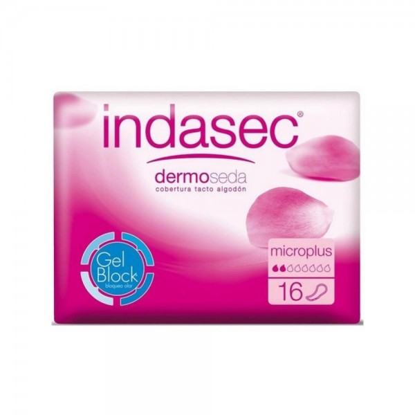 dermoseda compresa incontinencia micro plus 16 uds de indasec